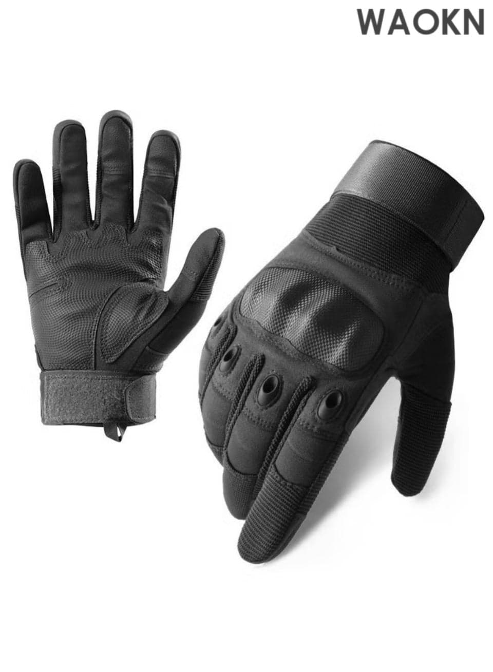 Motorcycle Gloves,Breathable Riding Driving Biker Motorbike Glove Touchscreen Protective Hard Knuckle,Motorcycle Cycling Outdoor Gloves(L)