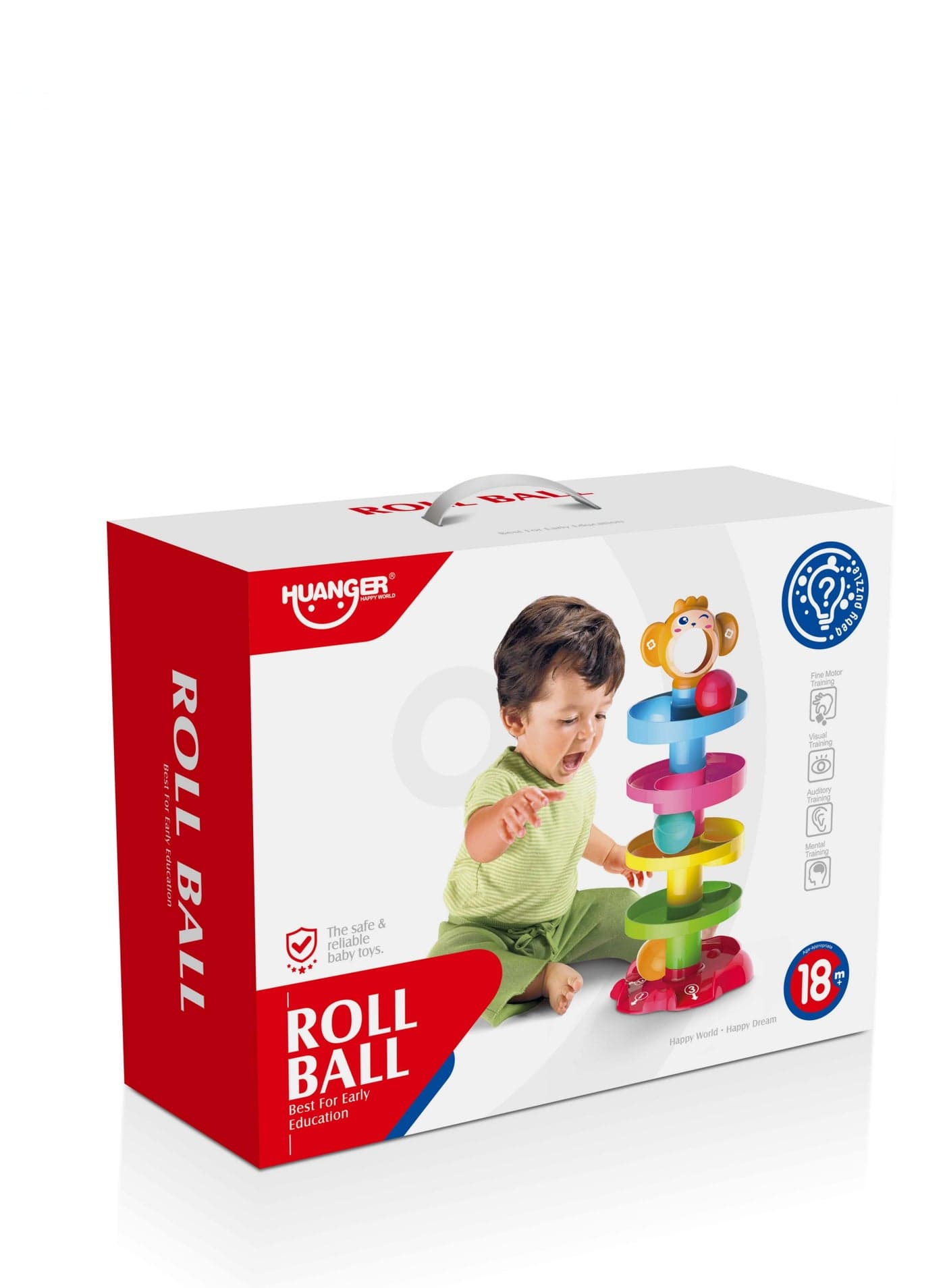 Rolling Ball Toy for Babies & Toddlers – Educational Motor Skills Learning Toy, Durable Multicolor Gift