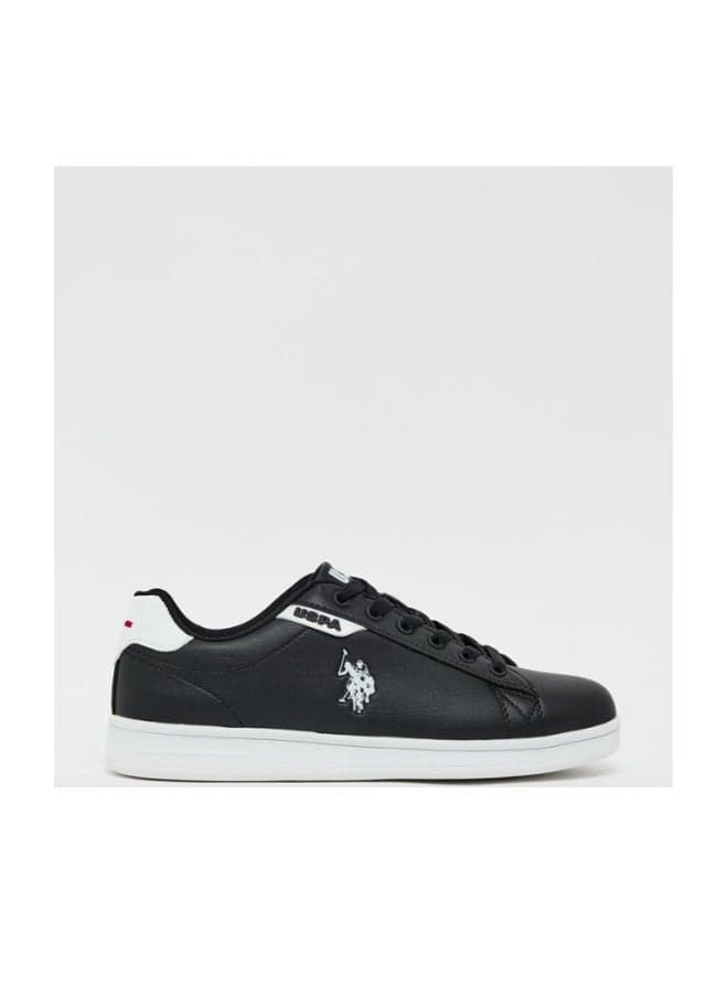 U.S. Polo Assn. Men’s Black COSTA GLB 6FX Sneakers – Classic Lace-Up Casual Shoes for Everyday Style