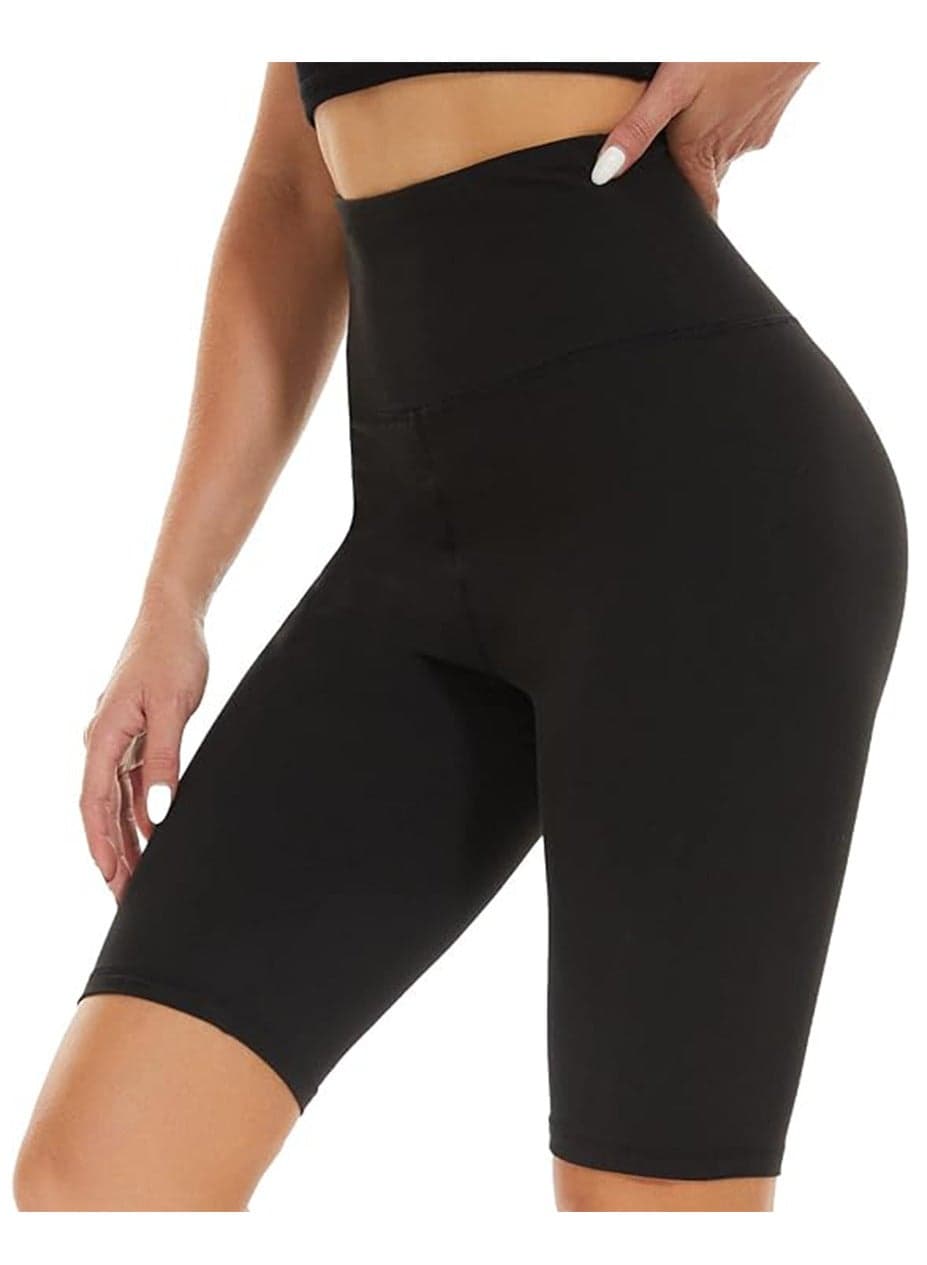 Stretchy High Waisted Yoga Shorts Cycling Shorts for Women Biker Workout Running Gym Shorts