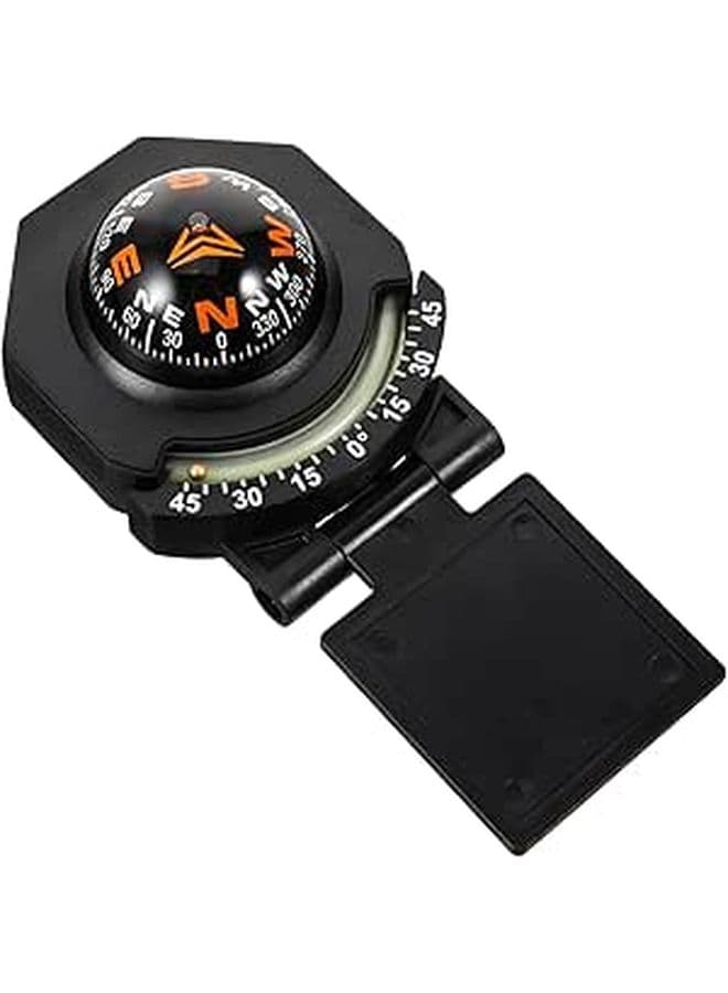Kisangel Portable Ball Compass for Car Dashboard Boat Travel Easy Navigation Reliable Direction Guidance