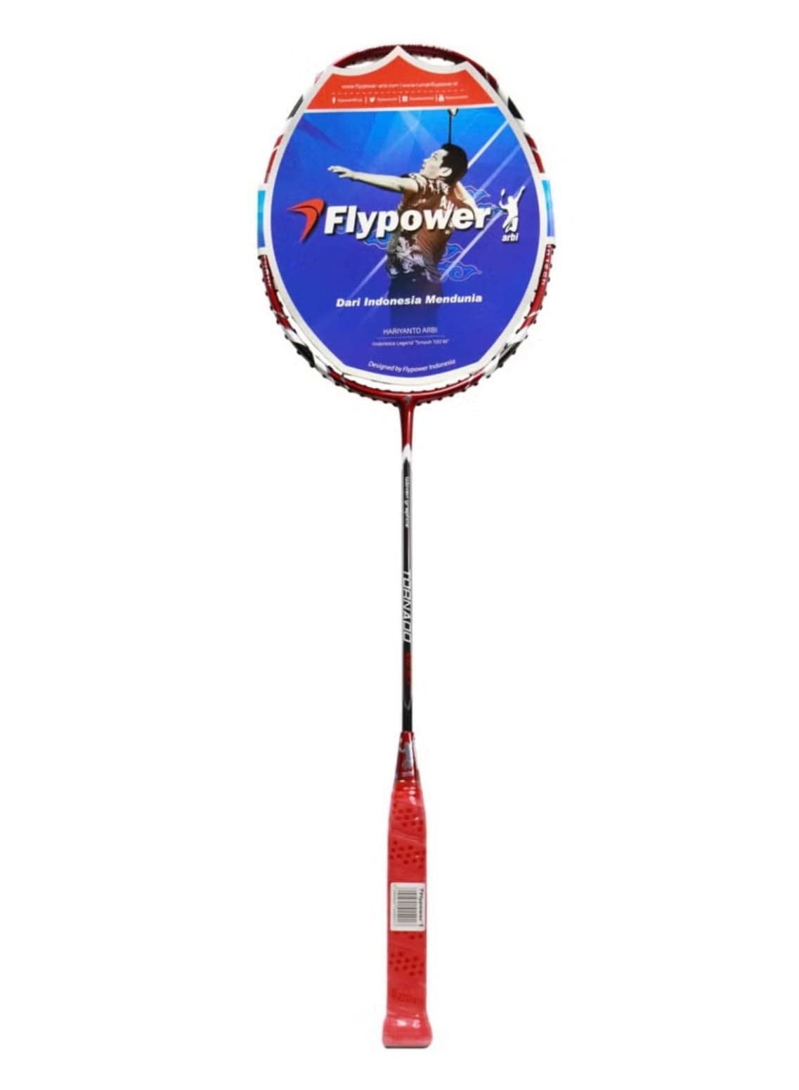 Flypower Tornado 800 Badminton Racket Head Heavy Power Smash Graphite Frame High Tension Professional