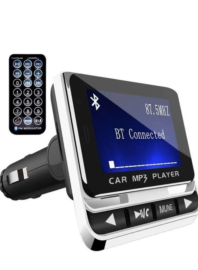 Bluetooth FM Transmitter for Car, Wireless Bluetooth Car FM Transmitter Radio Bluetooth Handsfree Car Kit MP3 Music Player USB Charger with Remote Control Car
