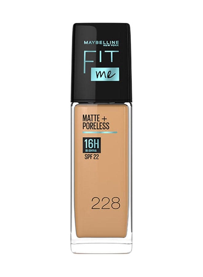 Fit Me Matte+Poreless 16H Oil Control Foundation, 228