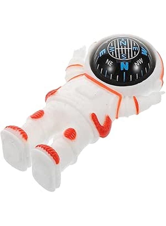 Astronaut Car Compass Cute Space Decor For Car Dashboard Easy To Operate