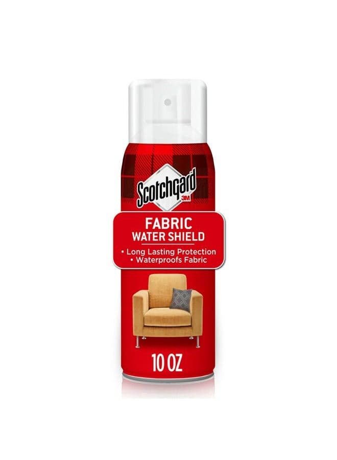 Fabric Water Shield 10 oz (283ml), 1 can/pack | Repels Spills | Blocks stains | Ideal for Couches, Pillows, Shoes | Long Lasting Protection | Dries quickly and odorless