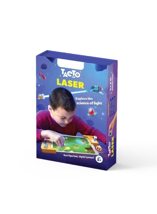 Mideer Tacto Laser - AR-Powered STEM Toy for Kids Age (4-10 Years) - Master The Physics of Light, Boost Critical Thinking Skills with Interactive Puzzles - Ideal Birthday Gift for Boys and Girls