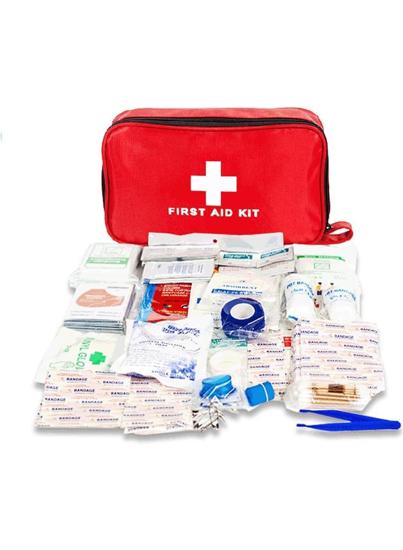 First Aid Kit,184 Pcs Travel Emergency Survival Kits Portable Outdoor Survival Disaster Earthquake Emergency Bags Big Capacity Home Car