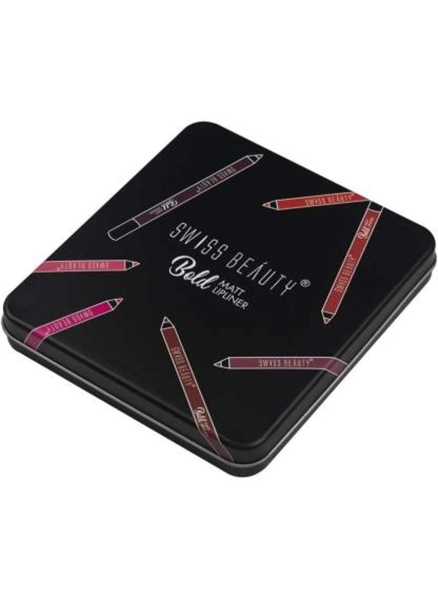 Swiss Beauty Bold Matt Lip Liner | Set of 12 | Long-lasting |Matte Finish | Non-drying, 19.2gm