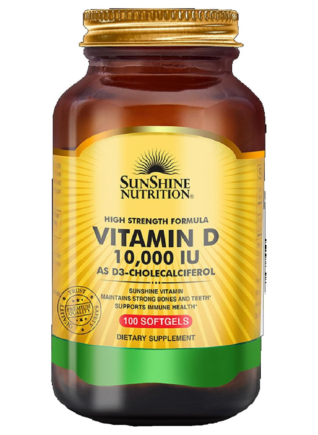 Nutrition Vitamin D 10000 Iu Softgels 100's