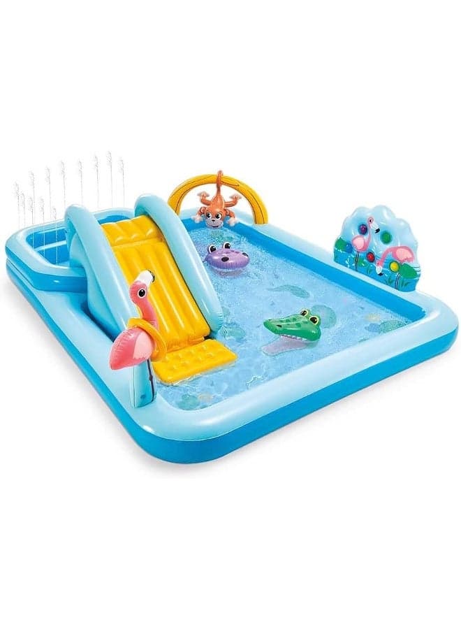Intex 57161Np- Water Play Center - Jungle Adventures 244x198x71cm