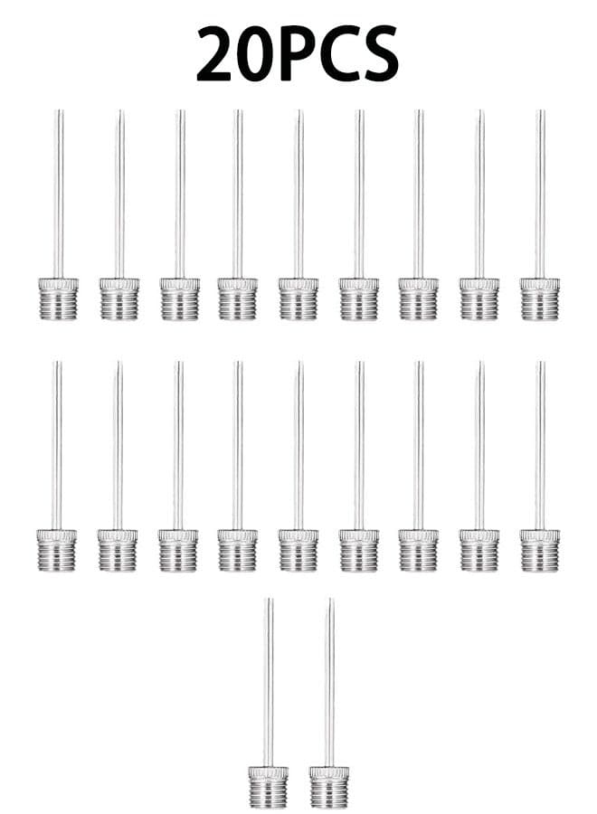 Ball Pump Needles 20pcs, Air Pump Needles for Basketball Inflating, Inflation Sports Pin