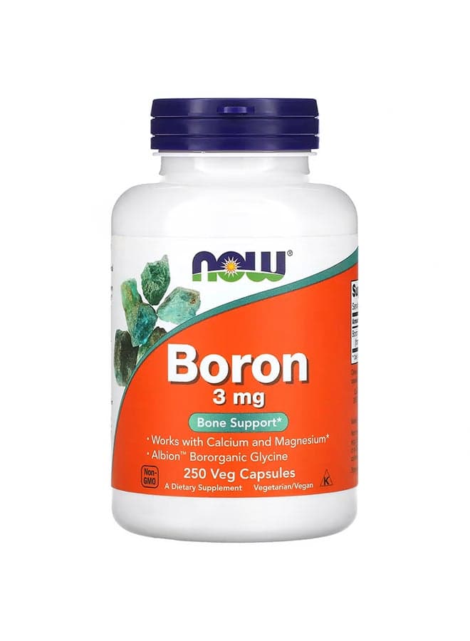 Boron 3mg 250 veg Capsules