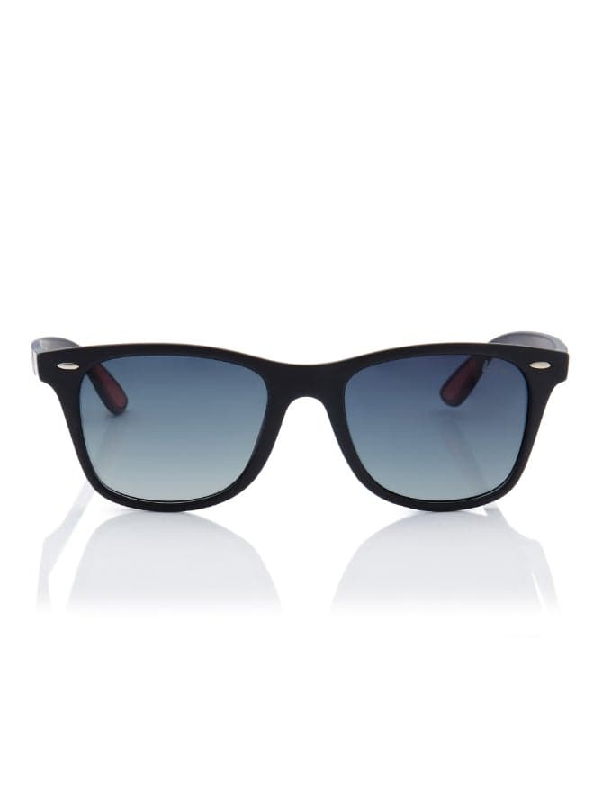 Men Polarized Sunglasses Gradient G15 Frame Black Mirror Lens 53mm - LC1215C02