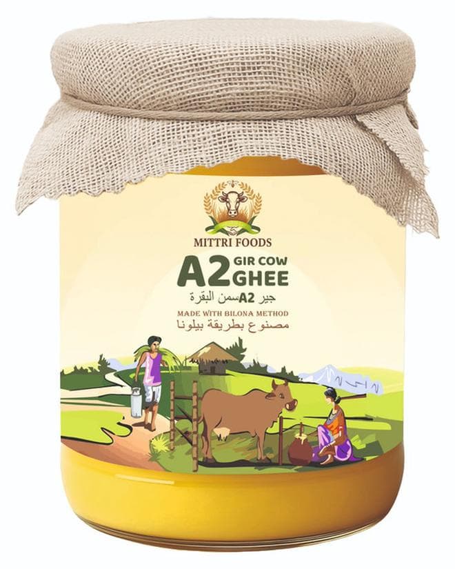 A2 Gir Cow Ghee 450 ml | Made with Traditional Bilona Method | Grassfed, Pure & Healthy |100% Natural & Lab-Tested