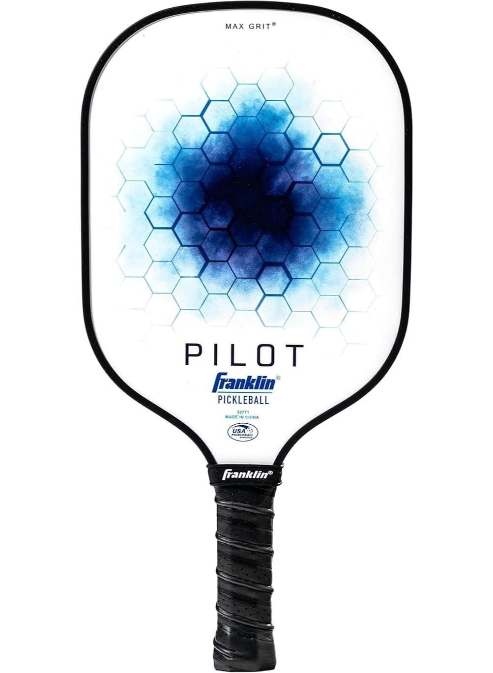 Polypropylene Core Pickleball Paddle | Official USA Pickleball (USAP) Approved | Lightweight Paddle with Max Grit Fiberglass Surface | 10mm Spin Pro Core for Control, Power & Enhanced Spin