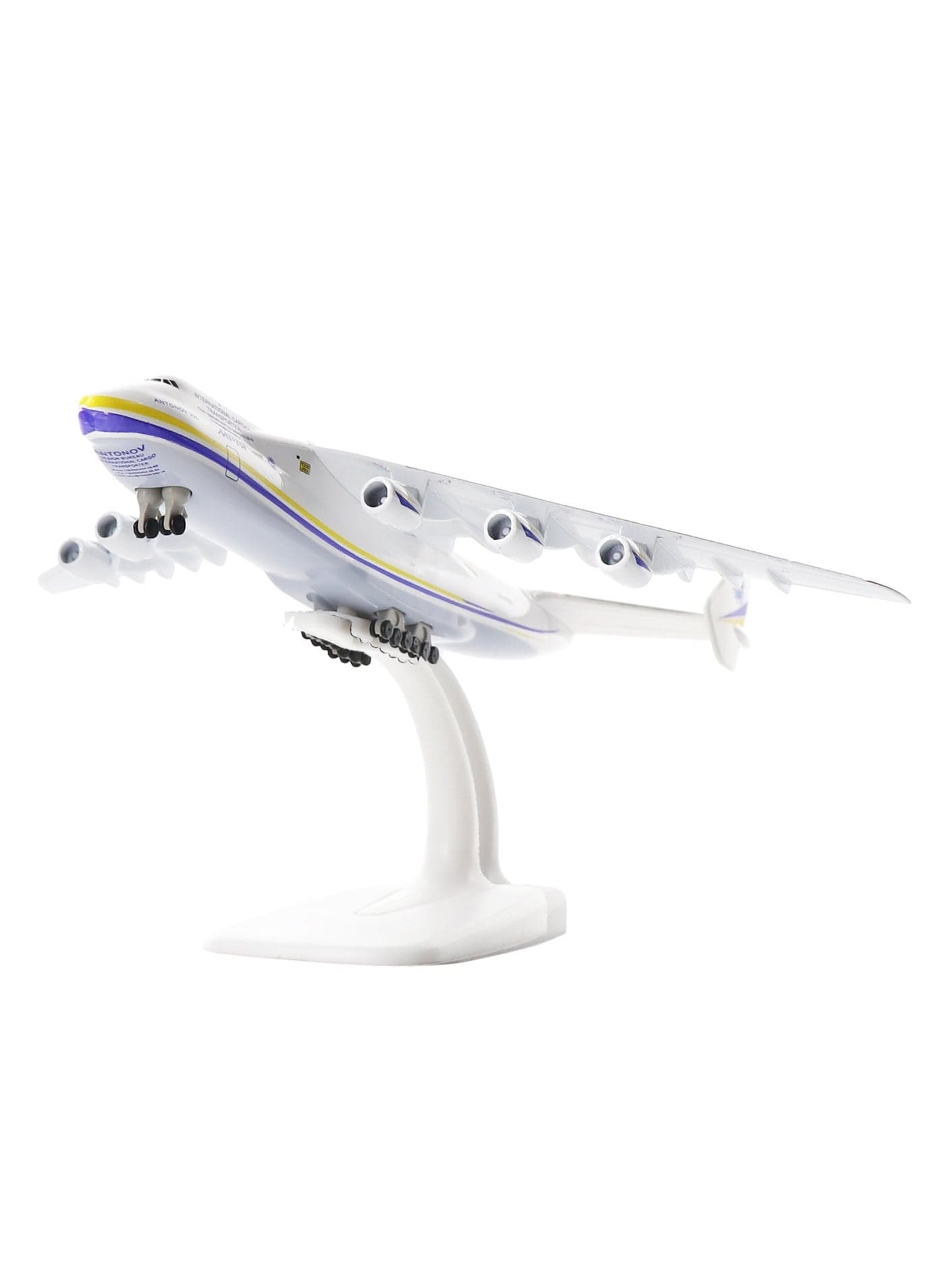 HOBB 1:400 Scale 20cm Antonov AN-225 Mriya Diecast Metal Aircraft Model – Highly Detailed Collectible with Display Stand