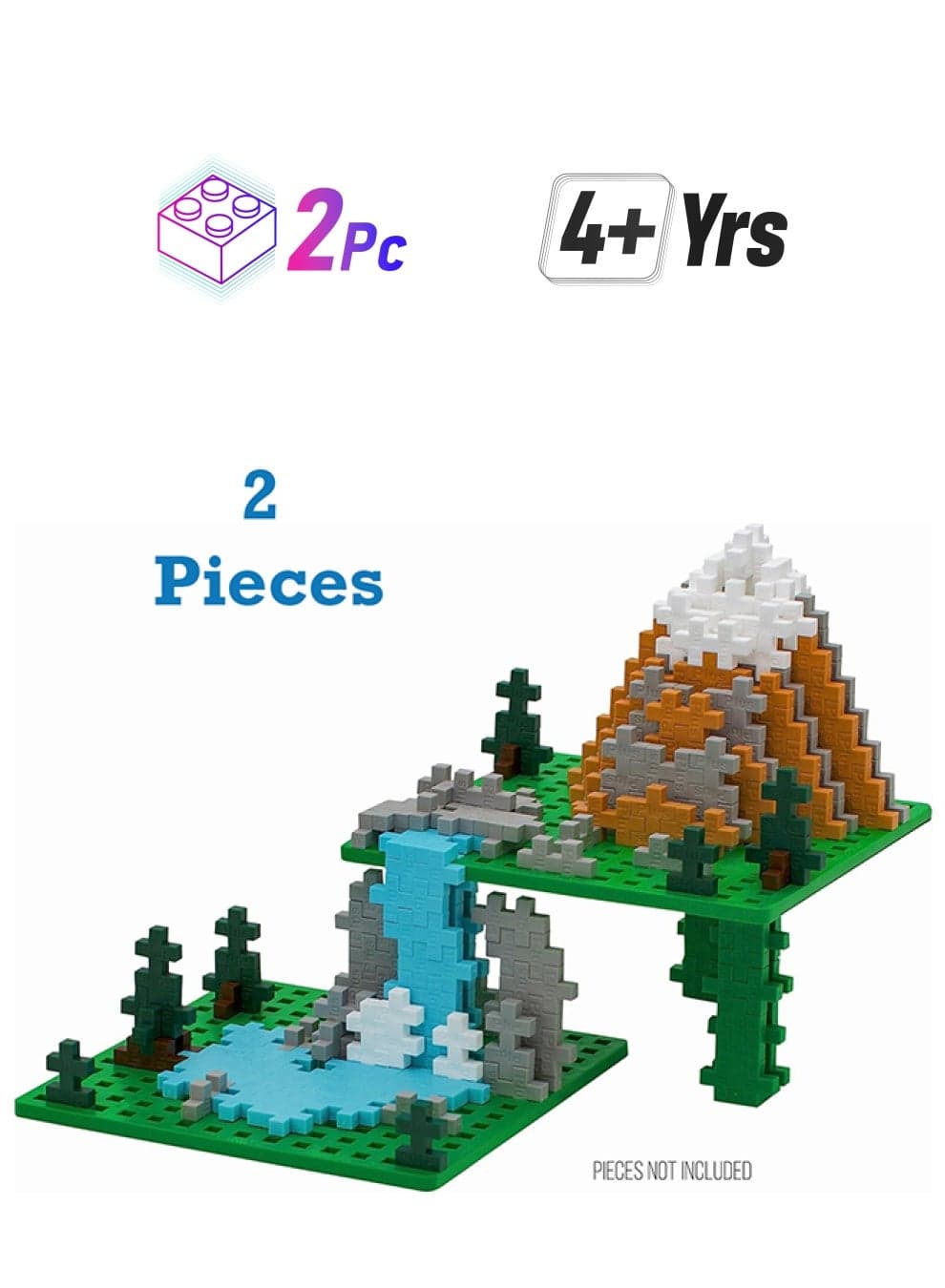 12 X 12 Cm Base Plate Duo Pack For Construction Design