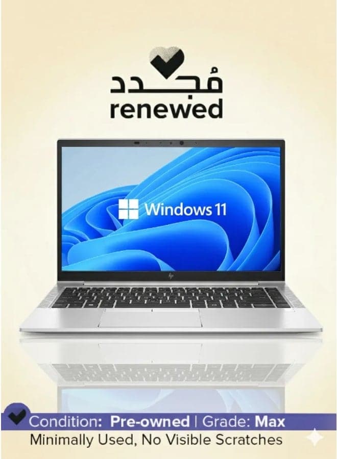 Renewed HP EliteBook 845 G8 | AMD Ryzen 5 Pro | 14" inch | RAM 16GB | Hardisk 256GB SSD Silver