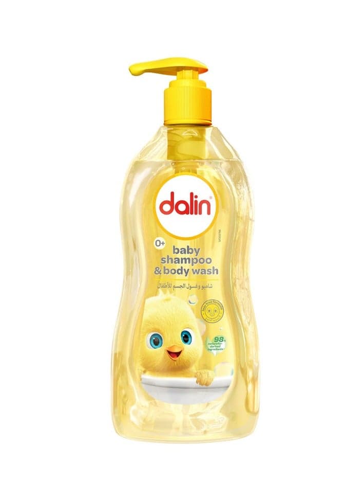 Dalin Baby Shampoo & Body Wash – 700ml – Tear-Free, Hypoallergenic, Gentle 2-in-1 Formula for Babies