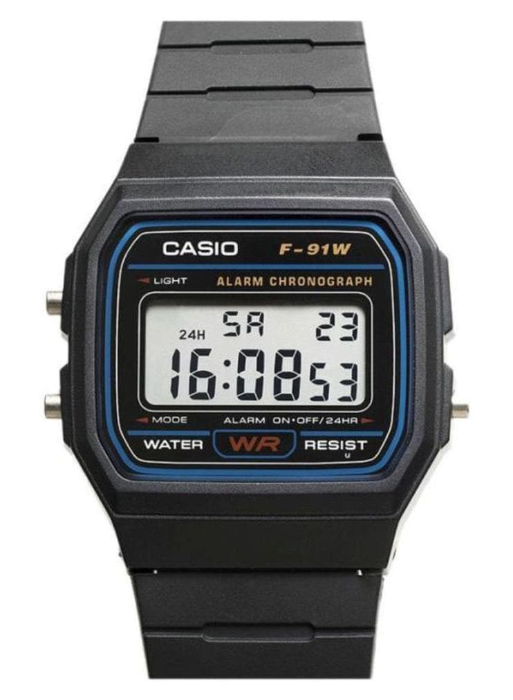 Boys Vintage Resin Digital Watch F91W