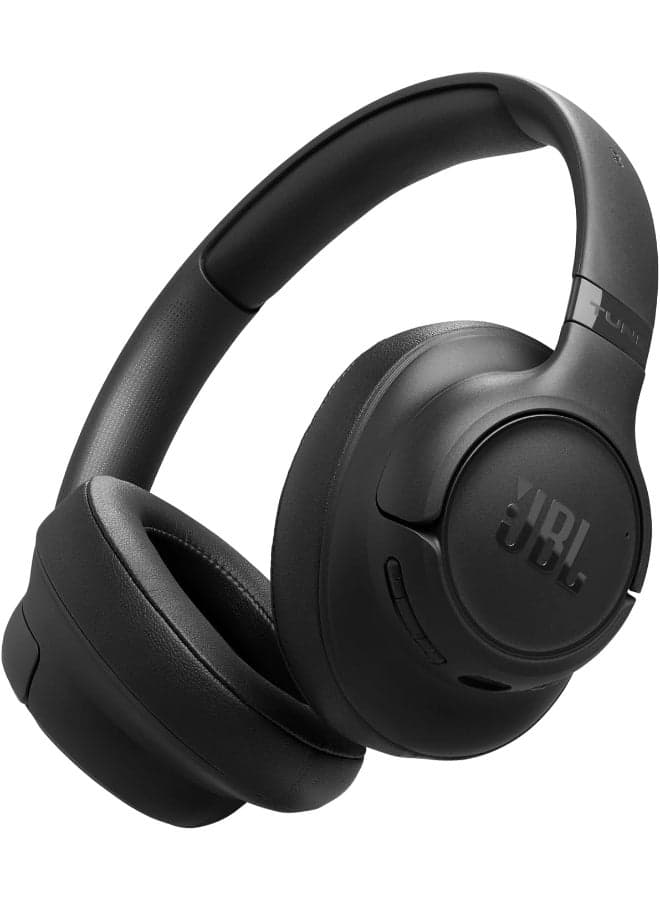 JBL Tune 730BT Wireless Over-Ear Bluetooth Headphones with Pure Bass Sound, 76H Battery Life, Dual Beamforming Mics, Multi-Point Bluetooth 6.0, Foldable & Comfortable Black