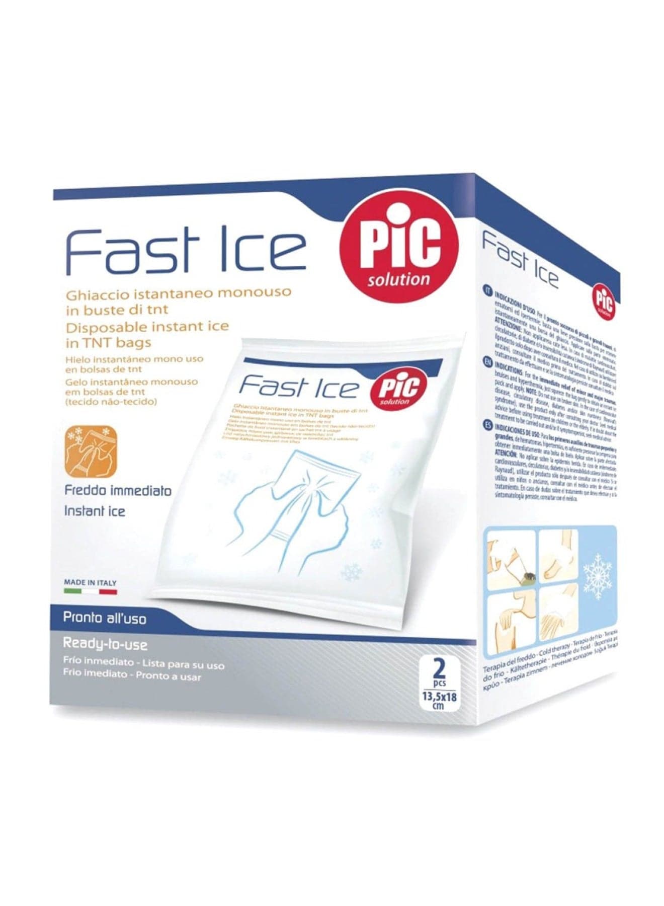 Fast Ice Disposable Instant Ice Pack 2's