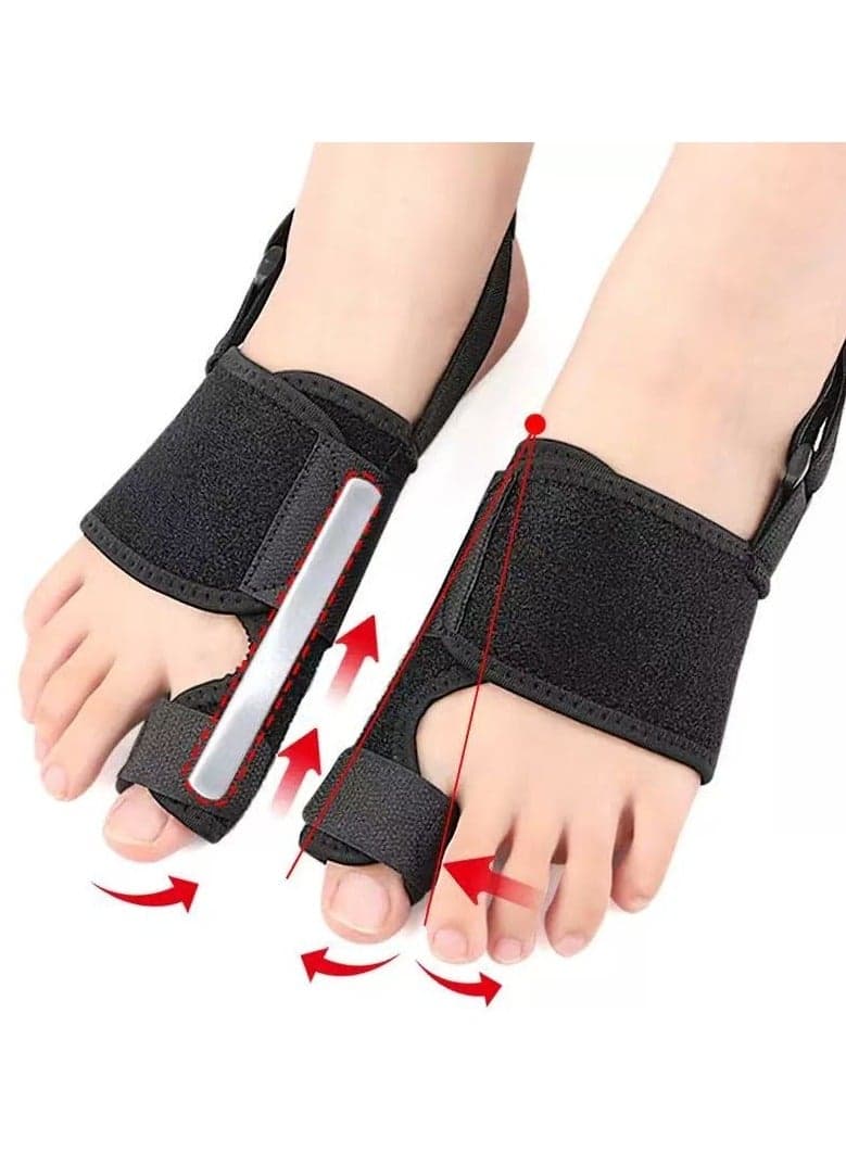 Bunion Corrector Splint Orthopedic Big Toe Straightener Non-Surgical Hallux Valgus Correction Hammer Toe Straightener Corrector for Pain Relief Fits Men and Women