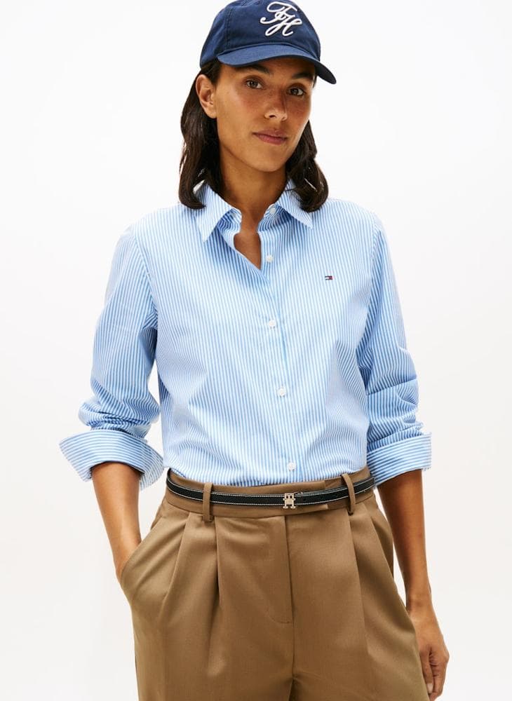Striped Long Sleeve Regular Fit Shirt