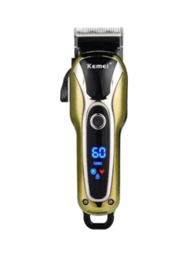 Km-1990 Hair Clipper Rechargeable Shaver Black/Gold