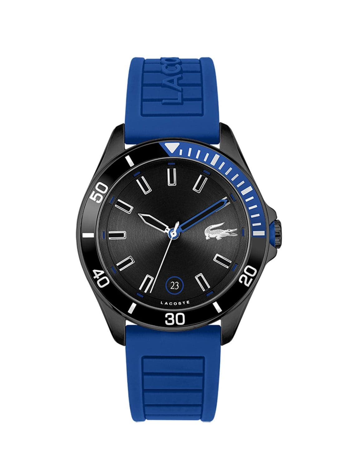 Men's Analog Round Shape Silicone Wrist Watch 2011262 - 43 Mm