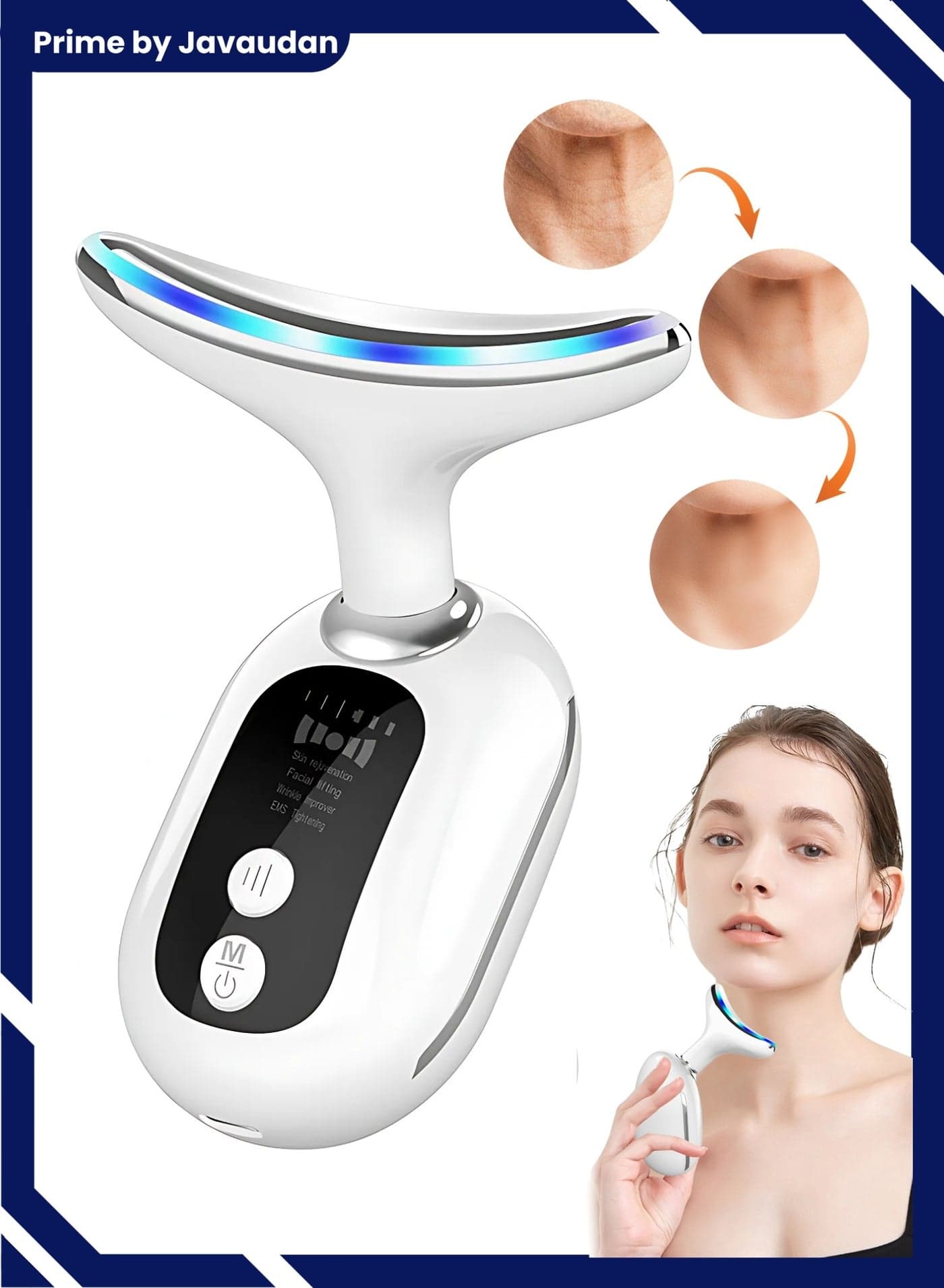 Electric Neck Massager Face massager Premium Face Massager Beauty Machine Wrinkle Skin Care Double Chin Vibration Beauty Therapy Massage Remove Fine Lines Neck Skin Tightening Face Lifting Machine