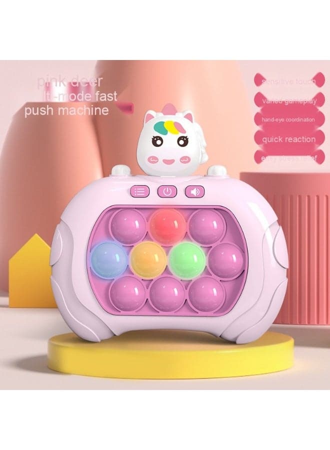 Children's Challenge Push Game Machine - Whack-a-Mole Fun