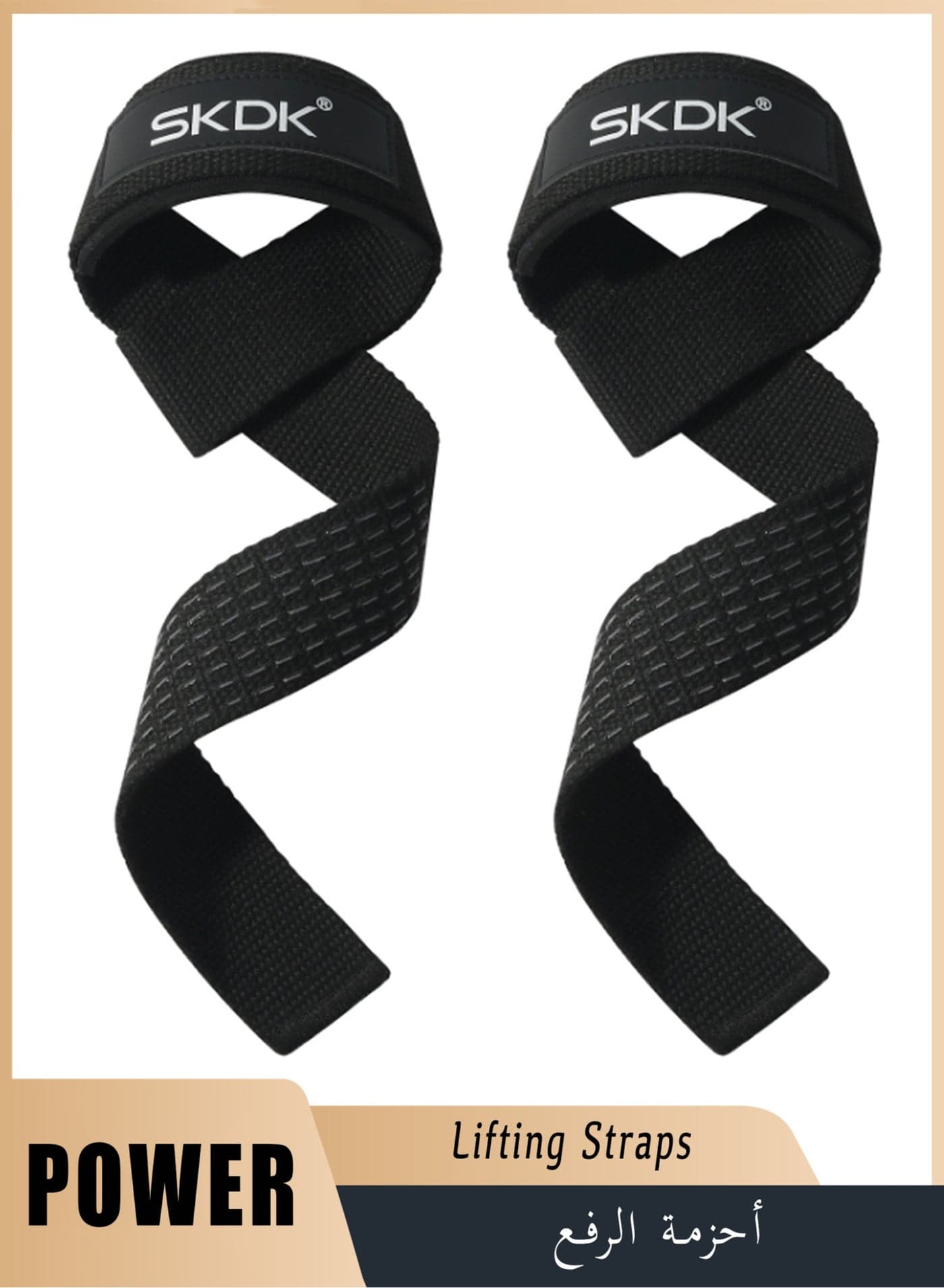 2 Pack Lifting Wrist Straps, Black Silicone Weightlifting Straps for Improved Grip, High Density Gym Wristbands for Strength Training, Non-Slip Wrist Wraps for Men and Women for Bodybuilding with Dumbbells, Free Size