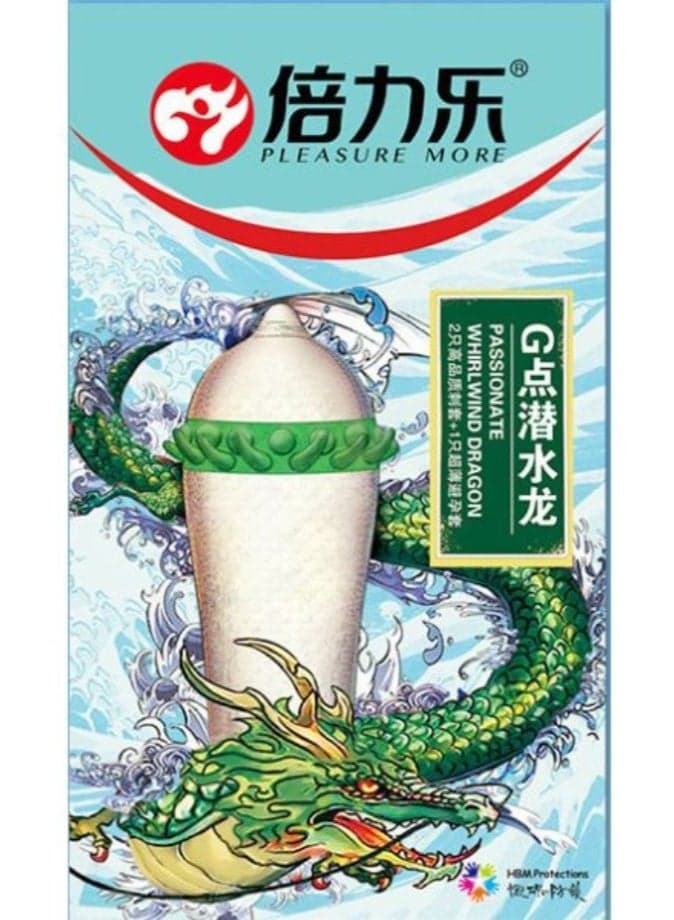 More pleasure comfortable passion special shape dragon Condom 1 box 2 Inside