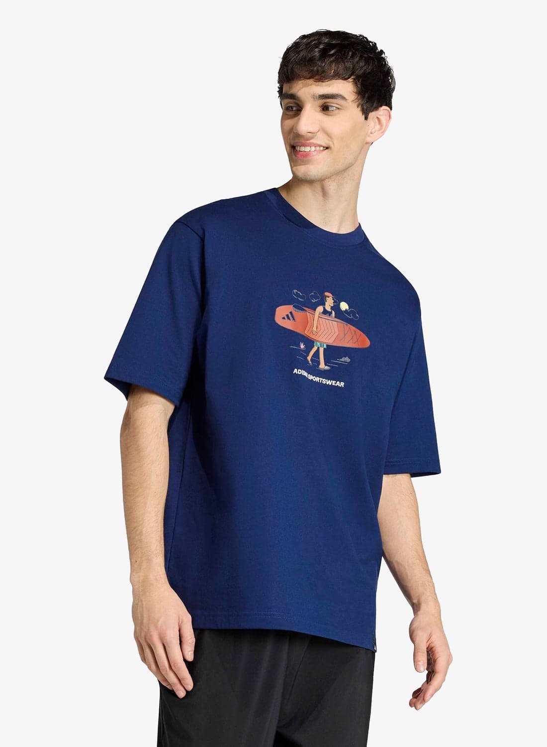 Doodle Stand-Up Paddle Graphic T-Shirt