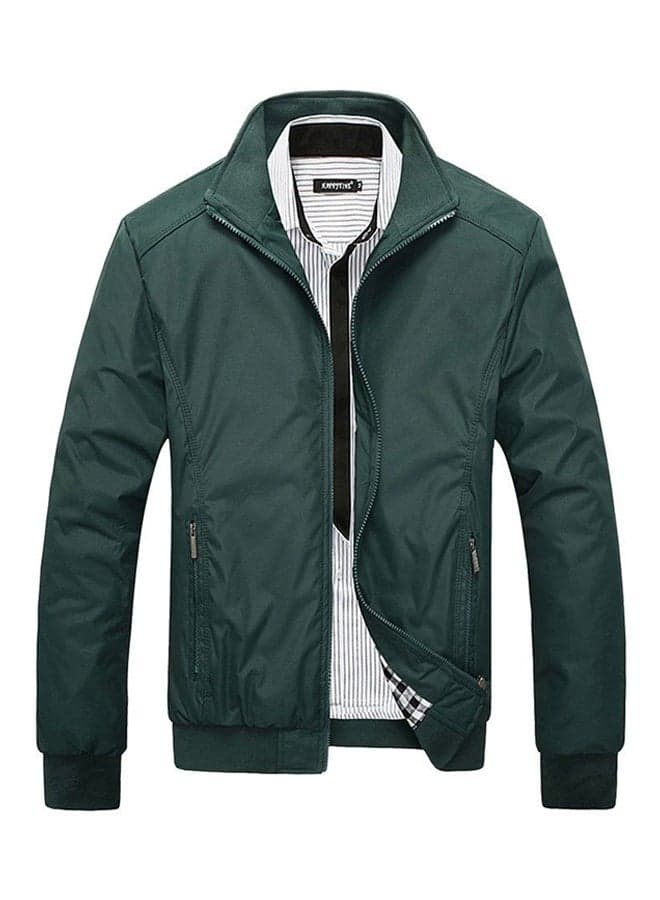 Men's Casualshell spring Autumn Business Style Slim Jacket Zip Up Outdoor Recreation Coat