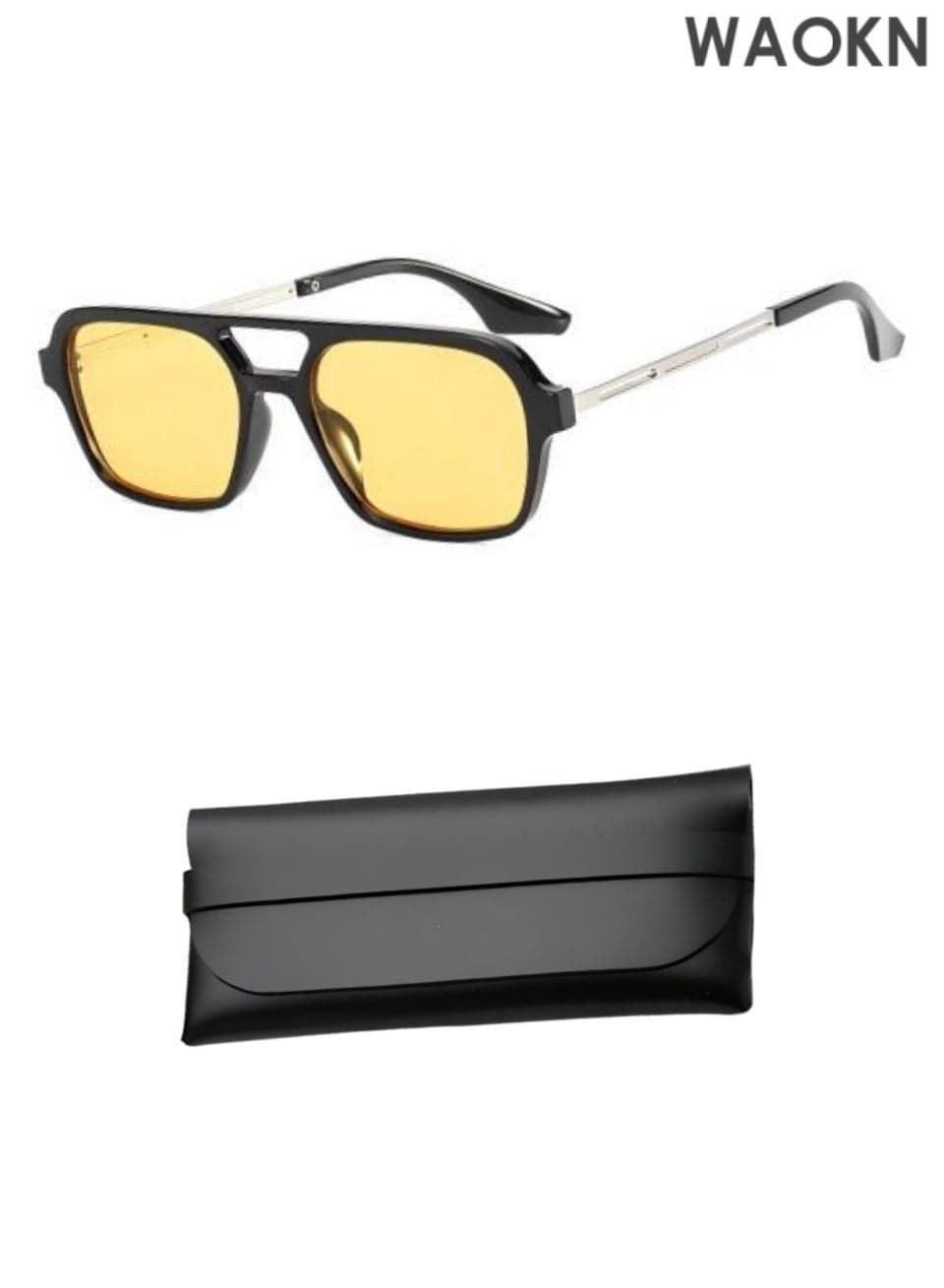 Retro polarized sunglasses for men and women, classic double bridge brow square sports driving sunglasses, women's fashion outdoor sun visor, 100% UV400 protection, suitable for driving, fishing, traveling, outdoor travel driving daily use, etc.
