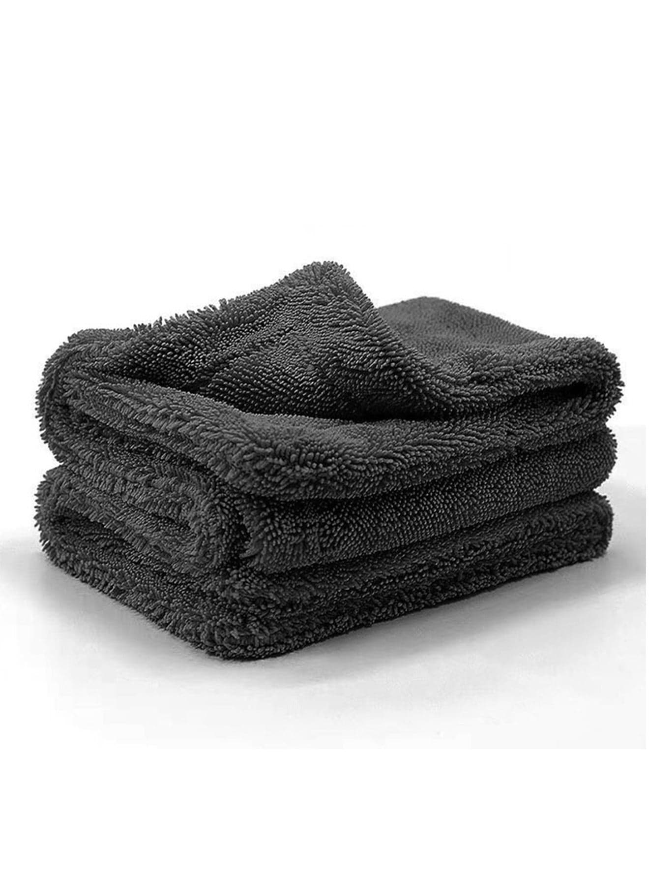 2pc Large Super Soft Thickened Car Towel Extra Large Super Absorbent Car Drying Cloth Premium Scratch-free Large Drying Towel For Cars Motorcycles Cleaning Cloth Car Washing Tools 40*60cm