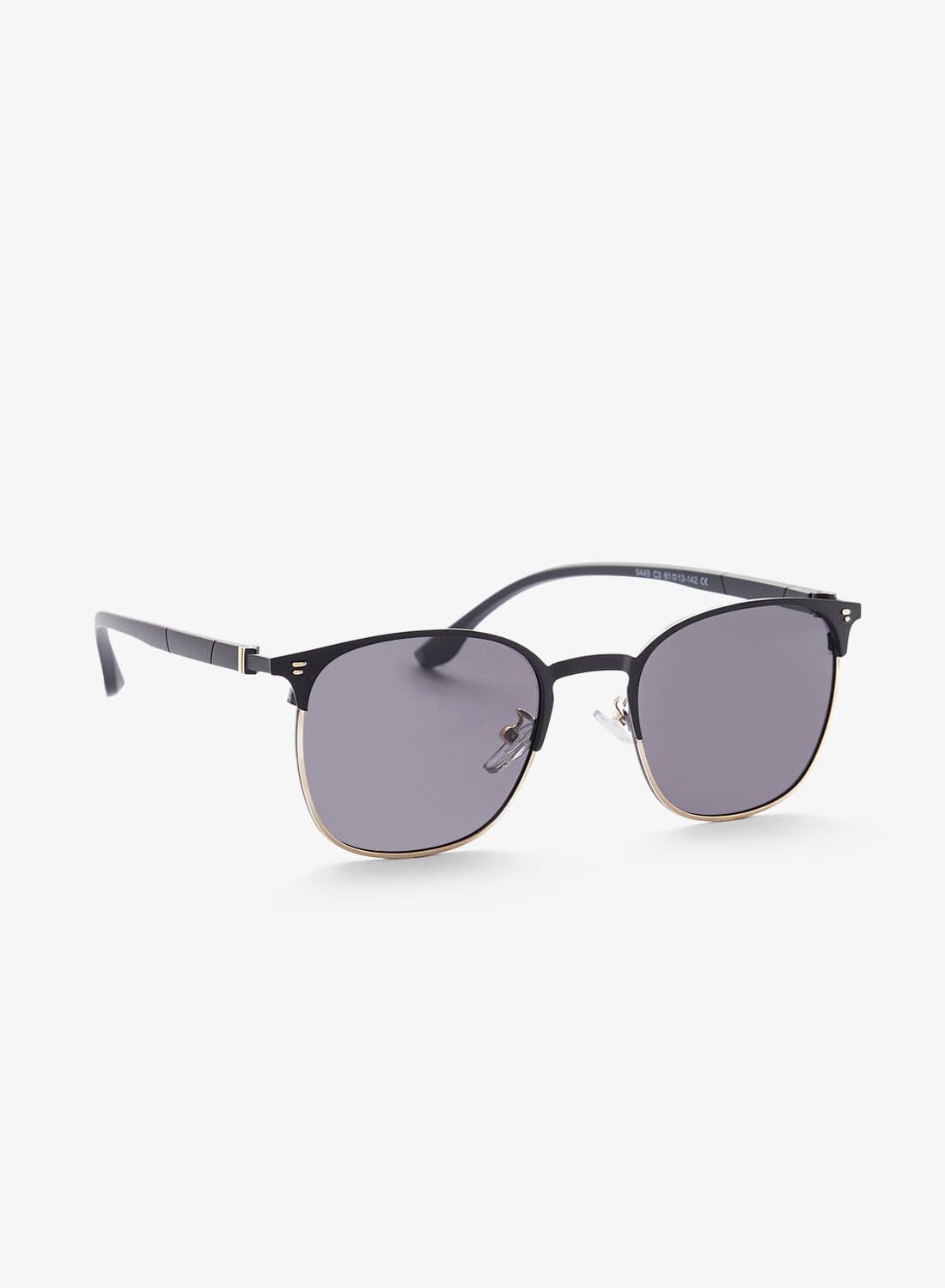 Polarized Lens Clubmaster Sunglasses