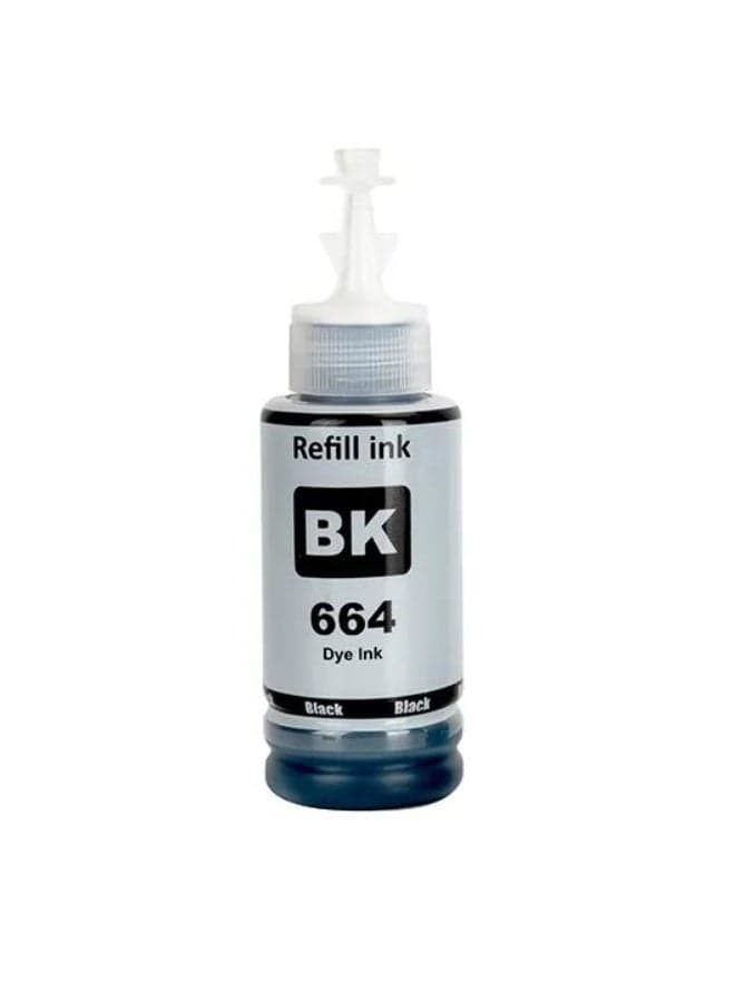 NexNova® ink 664 Black 70ml Ink for Epson for EcoTank T6641 for Epson L210 L220 L300 L355 L365 L555 L1300