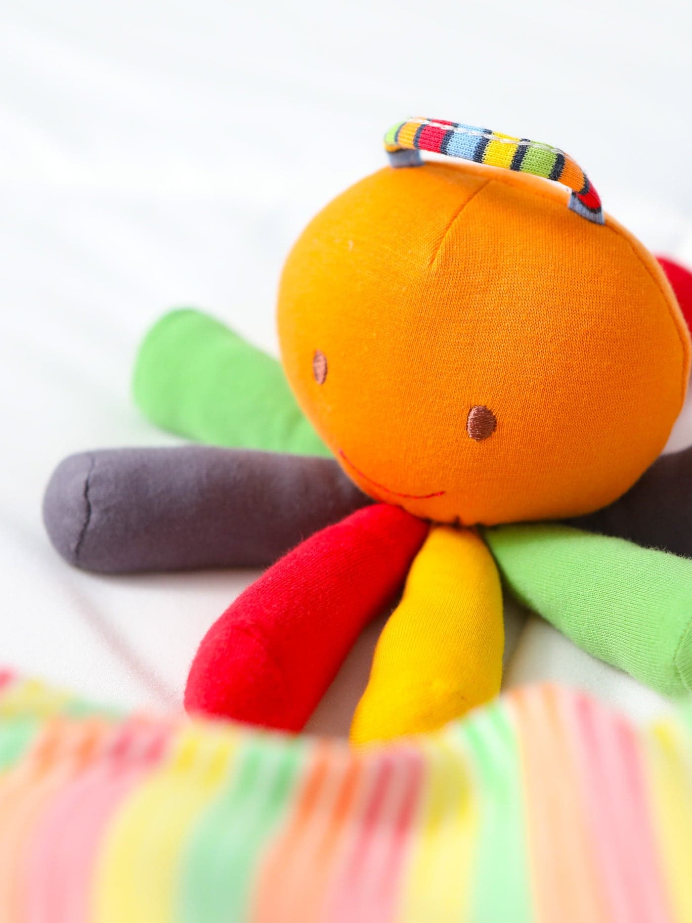 Under the Nile Organic Cotton Octopus Plush Toy, 100% Organic Egyptian Cotton, Core Collection