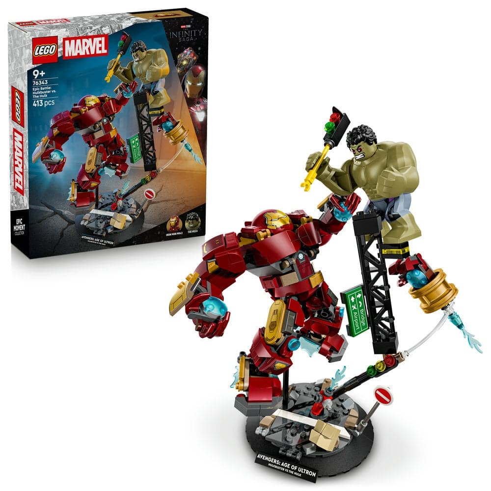 Marvel Epic Battle: Hulkbuster vs. The Hulk Set 76343 (Age 9+, 413 Pieces)