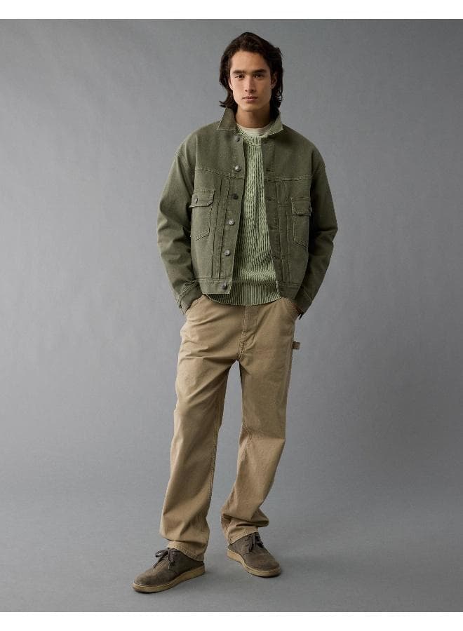 AE Slim Fit Denim Trucker Jacket