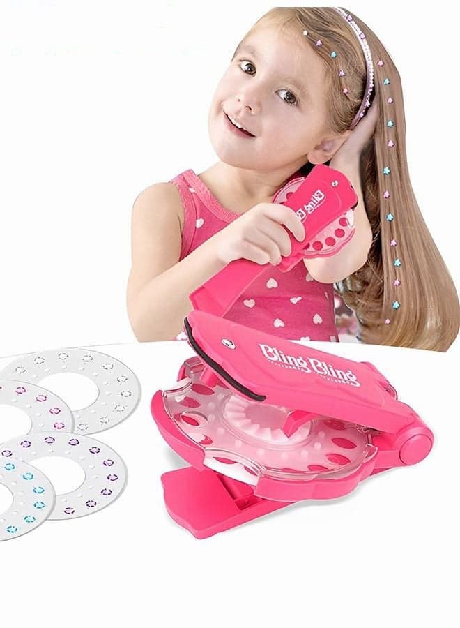 Hair Gem Stamper with 180 Rhinestones for DIY Bedazzling, Diamond Collection Starter Kit - Girls Hair Styling Tool, Bling Jewels Toy for Hair, Phone Covers, Shoes, Backpacks & More! Great Gift for K