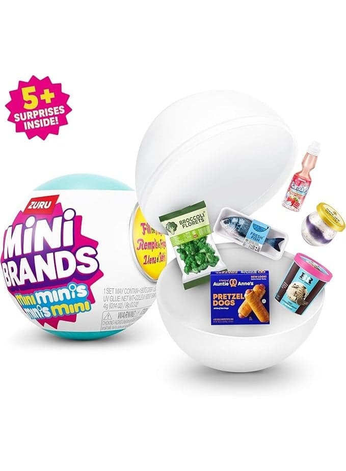 Zuru 5 Surprise Mini Brands Fill The Fridge Capsule- Series-1 77803GQ2