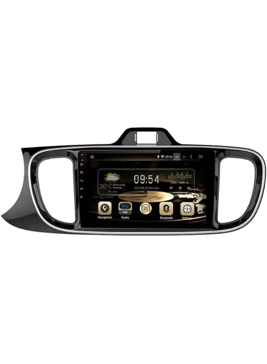 Android Car Stereo for KIA PEGAS 2012-2017 4GB RAM 64GB ROM Support Carplay, M-Link Wi-Fi BT, Radio GPS, 9 Inch IPS Touch Screen with AHD Camera Included