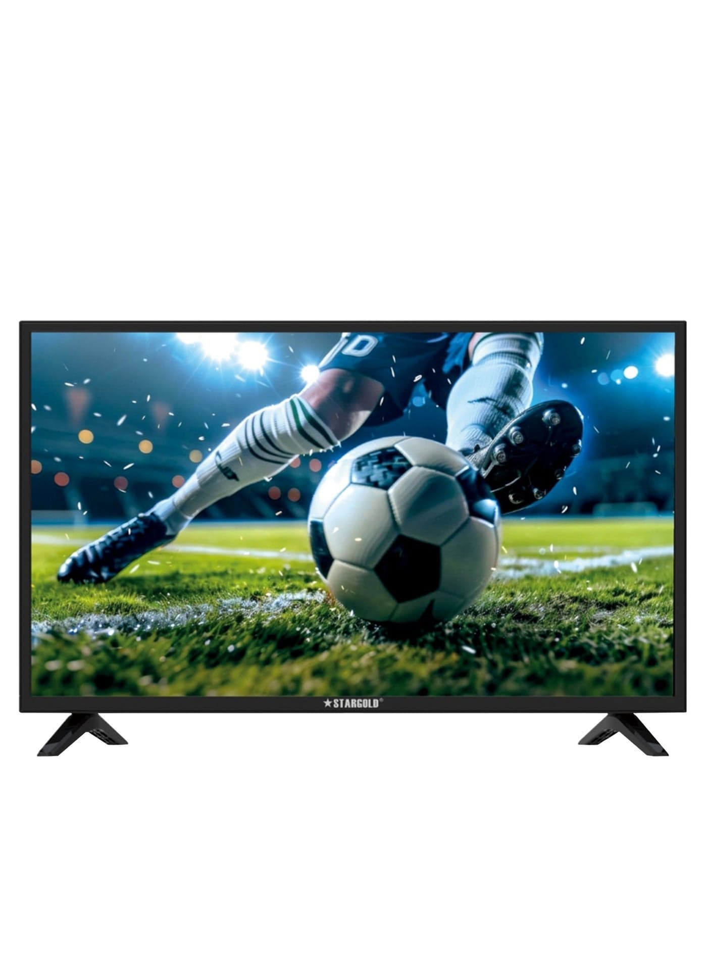 STARGOLD 24 Inch LED TV HD Ready AC DC 12V Portable Television for Caravan Truck Boat 24 Inch Smart TV Alternative Slim 24 TV with HDMI VGA USB Multimedia Energy Saving True Color Small 24 Inch Television for for Home & Caravan