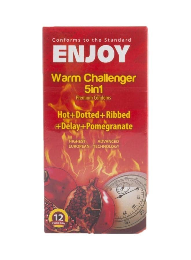 12-Piece Warm Challenger Condom