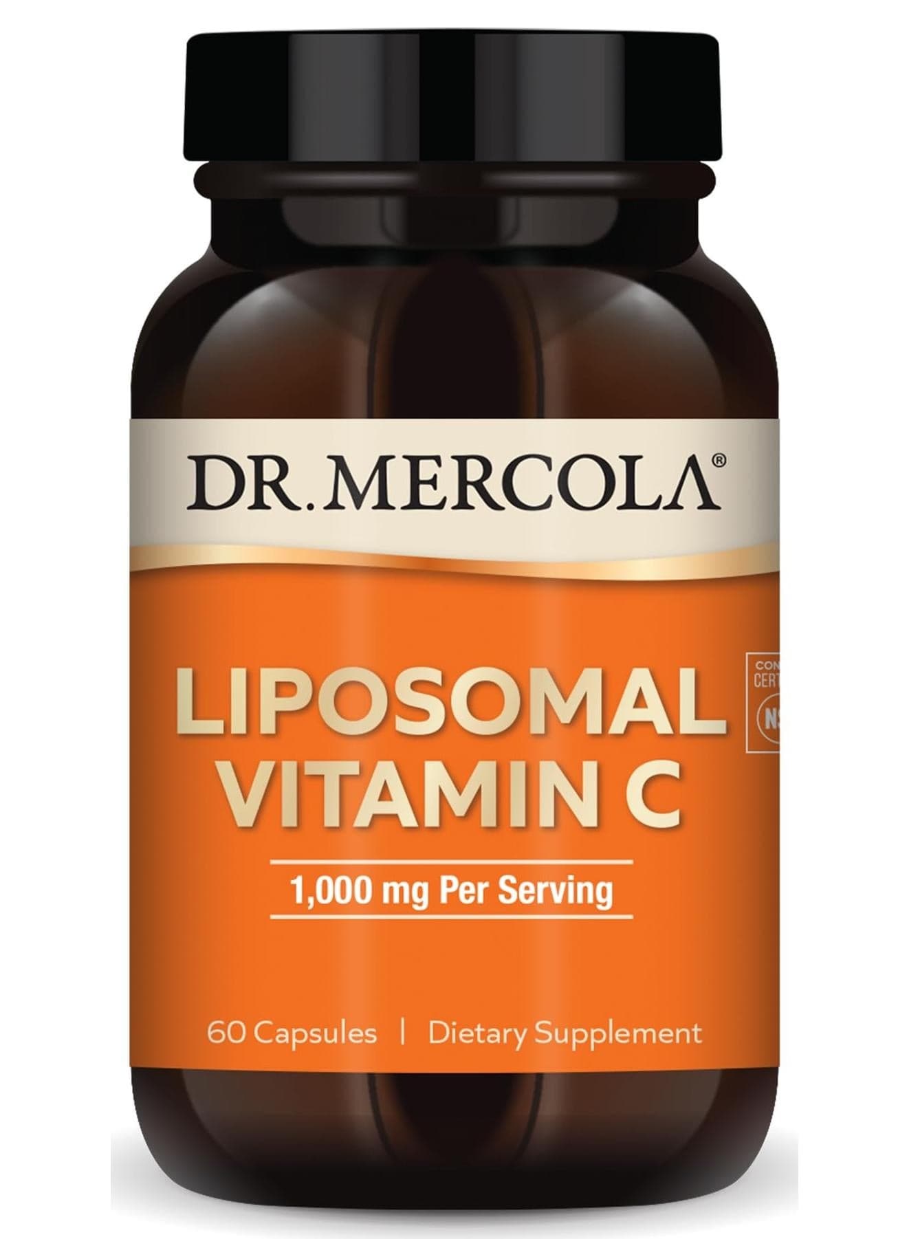 Liposomal vitamin c | 1,000 mg per serving, 60 capsules | dietary supplement